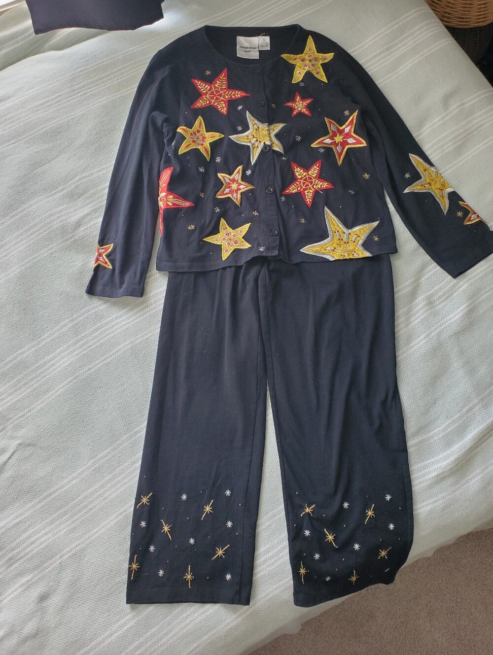 Vintage Michael Simon Light Celestial Star Lounge Set 2-Piece